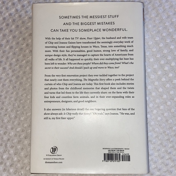 THE MAGNOLIA STORY Chip & Joanna Gaines w/ Mark Dagostino #1 NY Times Bestseller - Picture 2 of 10